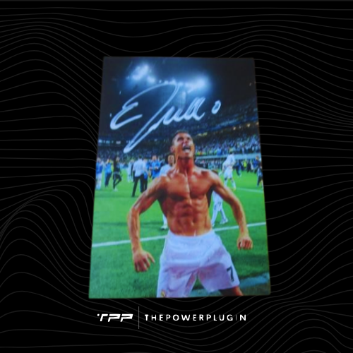 Cristiano Ronaldo at Real Madrid (UEFA Champions League Final 2016) – Signed Photo