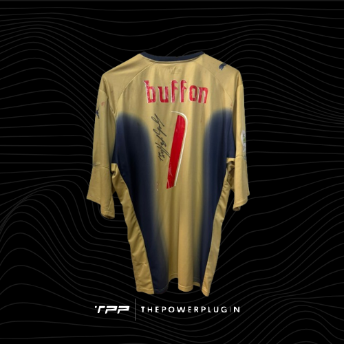 Gianluigi Buffon – #1 Italy Jersey (World Cup 2006 Final) – Signed