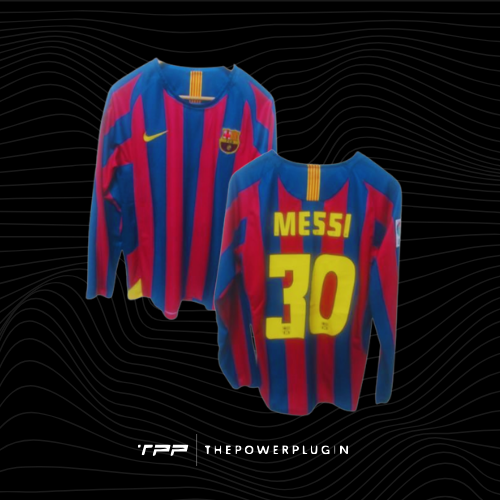 Lionel Messi – #30 FC Barcelona Jersey (First Team Debut 2004)