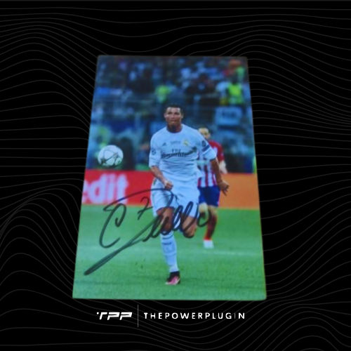 Cristiano Ronaldo at Real Madrid (UEFA Champions League Final 2016) – Signed Photo