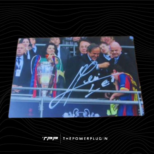 Lionel Messi at Barcelona (UEFA Champions League 2011) – Signed Photo
