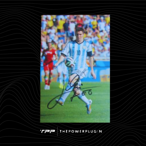 Lionel Messi at Argentina (FIFA World Cup 2014) – Signed Photo