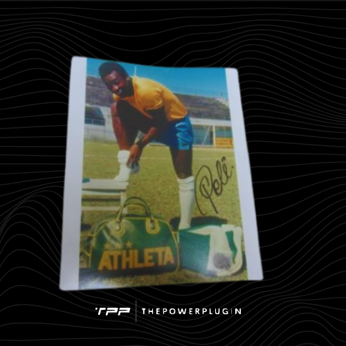 Pelé at Brazil (ATHLETA Advertisement) – Signed Photo