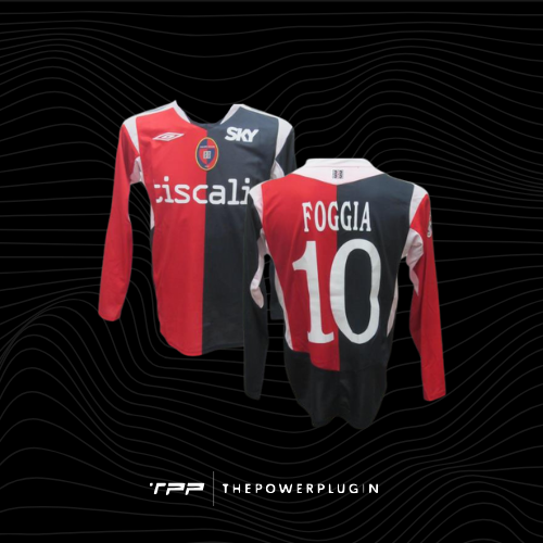 Pasquale Foggia – #10 Cagliari Jersey (Serie A 2007/08)