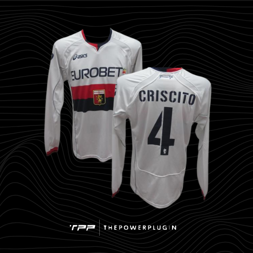 Domenico Criscito – #4 Genoa Away Jersey (Serie A 2008/09)