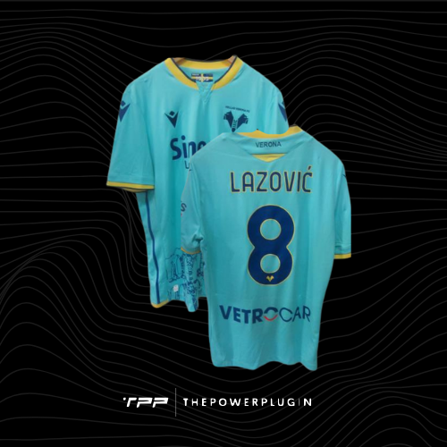 Darko Lazović – #8 Hellas Verona Third Jersey (Serie A 2022/23)