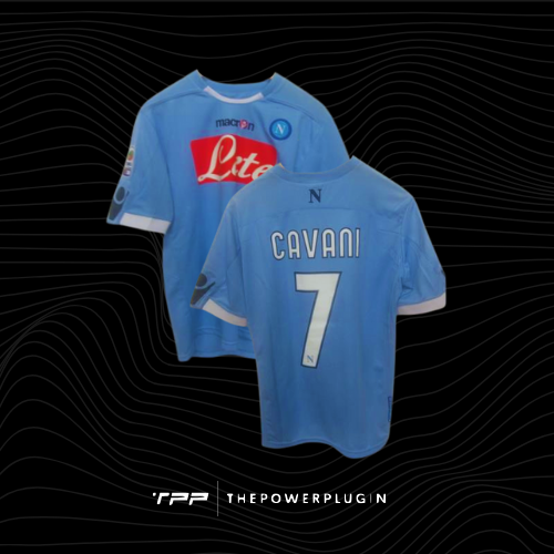 Edinson Cavani – #7 Napoli Jersey (2010/11 Serie A)