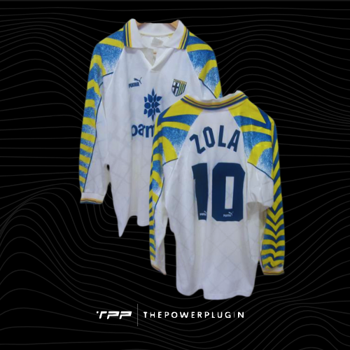Gianfranco Zola – #10 Parma Away Jersey (Serie A 1995/97)