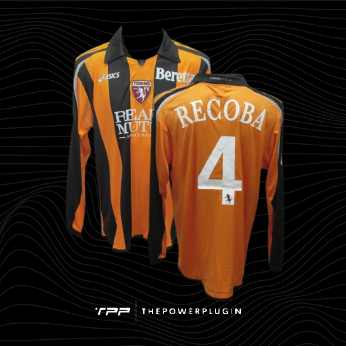 Álvaro Recoba – #4 Torino Jersey (Serie A 2007/08) Third Jersey