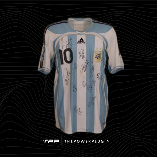 Juan Román Riquelme – #10 Argentina Jersey (World Cup 2010 Qualification) – Team Signed