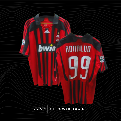 Ronaldo Nazario – #99 AC Milan Jersey (Serie A 2007/08) – Signed