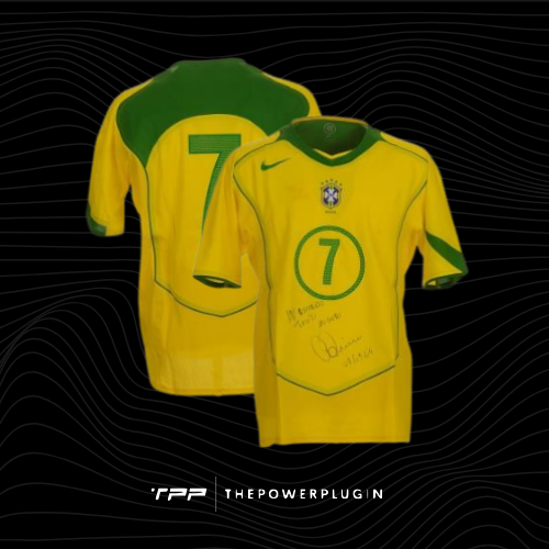 Adriano – #7 Brazil Jersey (Friendly Match vs. Germany 2004) – Signed