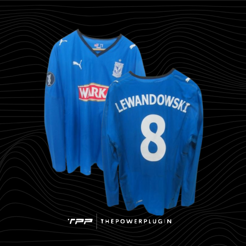Robert Lewandowski – #8 KKS Lech Poznań Jersey (2008/09)