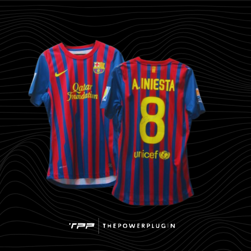 Andrés Iniesta – #8 Barcelona Jersey (FIFA Club World Cup Final 2011 )