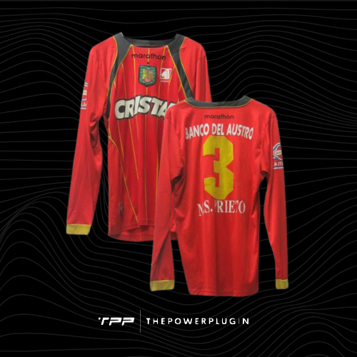 Prieto – #3 Club Deportivo Cuenca Jersey (Serie A Ecuador 2008/09)