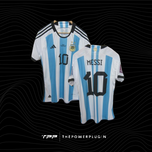 Lionel Messi – #10 Argentina Jersey (FIFA World Cup Final 2022)