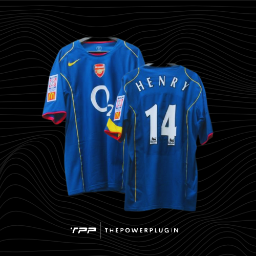 Thierry Henry – #14 Arsenal Away Jersey (Charity Shield 2004)