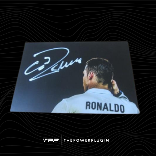 Cristiano Ronaldo at Real Madrid – Signed Photo
