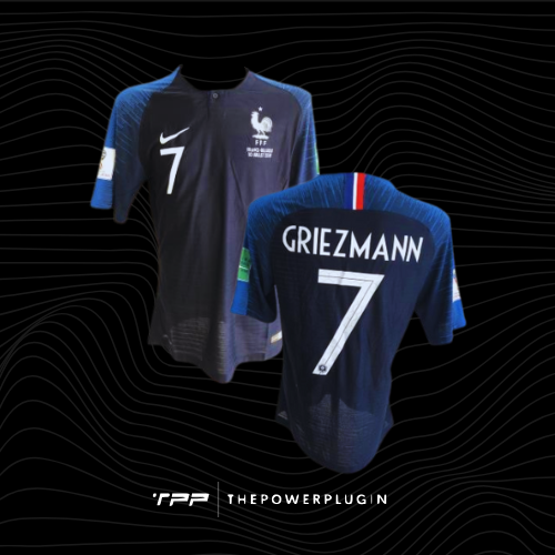 Antoine Griezmann – #7 France Jersey (FIFA World Cup 2018 Semifinal vs Belgium)