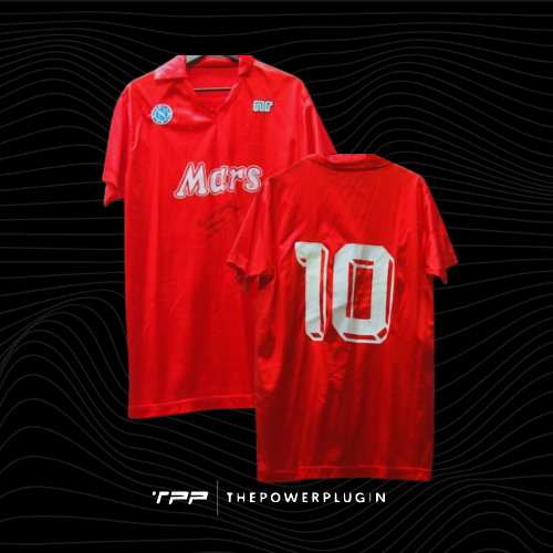 Diego Armando Maradona – #10 Napoli Third Jersey (Serie A 1989/90) – Signed