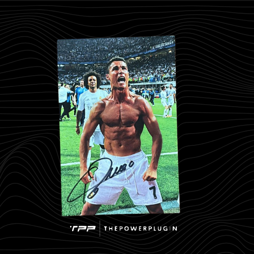 Cristiano Ronaldo at Real Madrid (UEFA Champions League Final 2016) – Signed Photo
