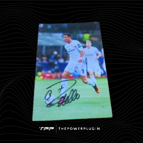 Cristiano Ronaldo at Real Madrid (UEFA Champions League Final 2016) – Signed Photo