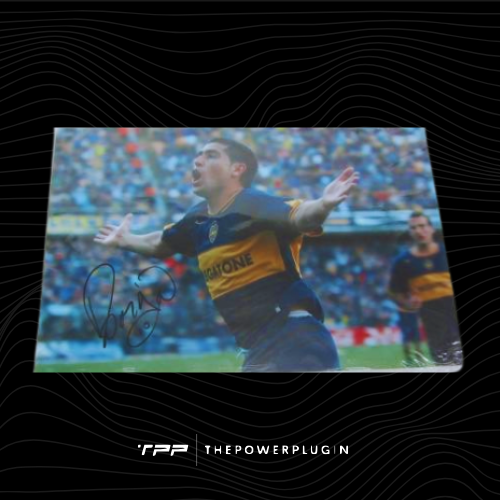 Juan Román Riquelme at Boca Juniors (Argentina League 2007) – Signed Photo