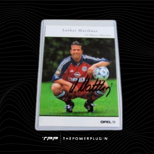 Lothar Matthäus at Bayern Munich (UEFA Champions League 1999/00) – Signed Photo