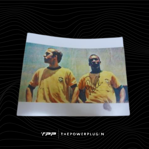 Pelé & Gérson at Brazil (FIFA World Cup 1970) – Signed Photo