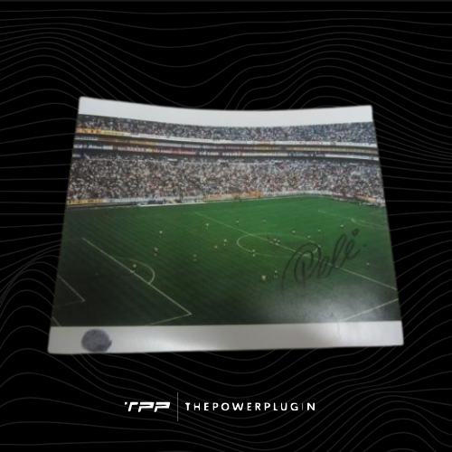 Pelé’s Collection – Estadio Azteca (FIFA World Cup 1970) – Signed Photo
