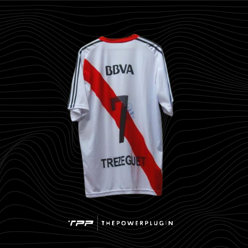 David Trezeguet – #7 River Plate Unofficial Replica Jersey – Signed