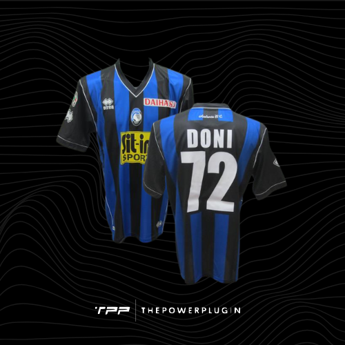 Cristiano Doni – #72 Atalanta  Jersey (Serie A 2009/10)