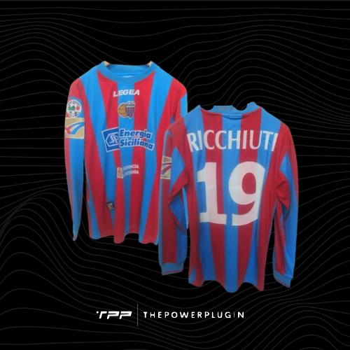 Adrián Ricchiuti – #19 Catania Jersey (Serie A 2009/10)
