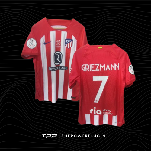 Antoine Griezmann – #7 Atletico Madrid Jersey (Spanish Super Cup 2024)