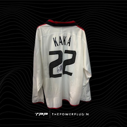 Kaká – #22 AC Milan Away Jersey (UEFA Champions League 2005/06) – Signed