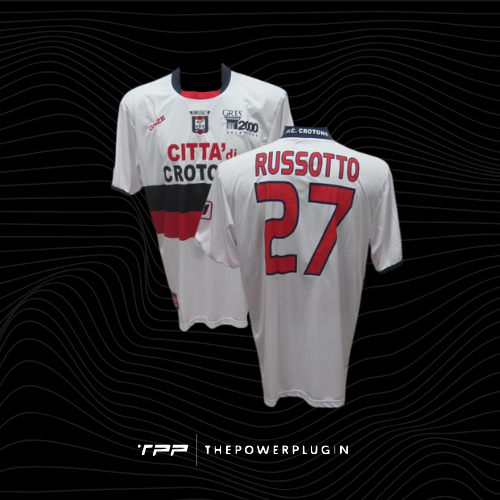 Andrea Russotto – #27 Crotone Away Jersey (Serie B 2009/10)