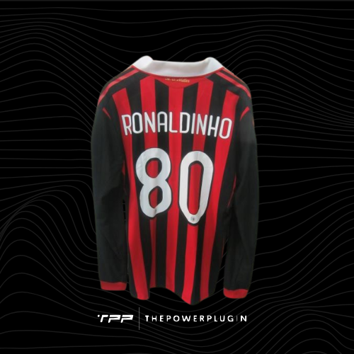 Ronaldinho – #80 AC Milan Jersey (UEFA Champions League 2009/10)