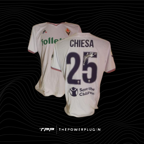 Federico Chiesa – #25 Fiorentina Away Jersey (Serie A 2017/18) – Signed