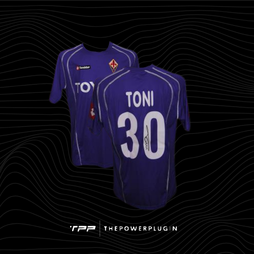 Luca Toni – #30 Fiorentina Jersey (Serie A 2006/07) – Signed