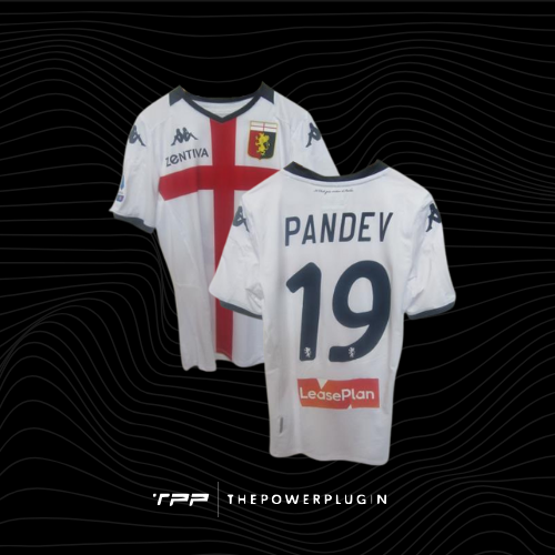 Goran Pandev – #19 Genoa Third Jersey (Serie A 2019/20)