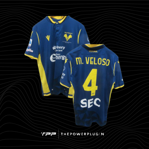 Miguel Veloso – #4 Hellas Verona Jersey (Serie A 2020/21)