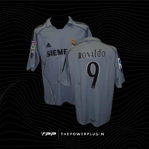 Ronaldo Nazario – #9 Real Madrid Away Jersey (La Liga 2004)