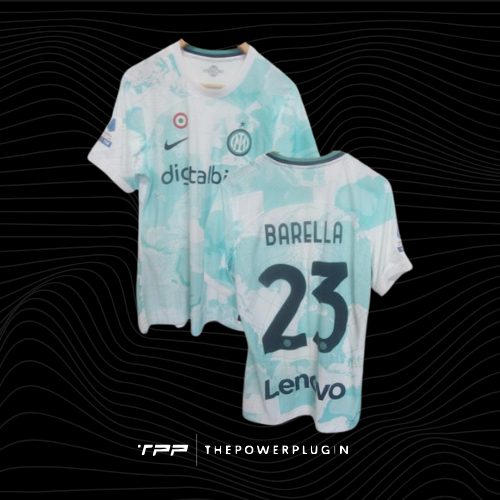 Nicolo Barella – #23 Inter Away Jersey (Serie A 2022/23)