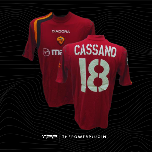 Antonio Cassano – #18 Roma Jersey (2003/04 Serie A)
