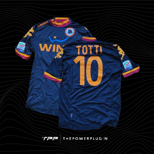 Francesco Totti – #10 Roma Third  Jersey (Serie A 2012/13)