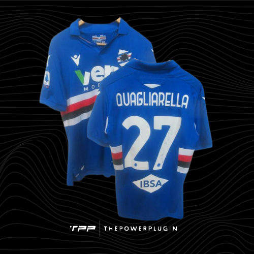 Fabio Quagliarella – #27 Sampdoria Jersey (Serie A 2020/21)