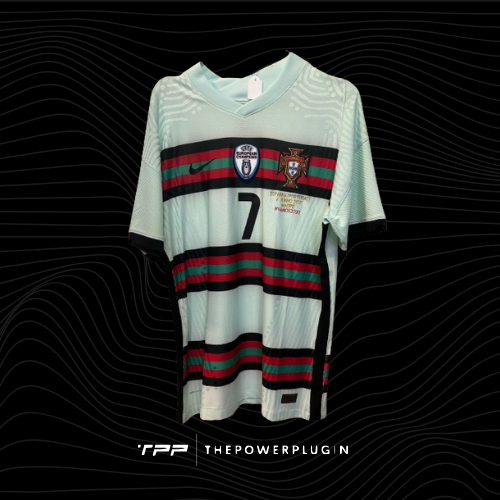 Cristiano Ronaldo – #7 Portugal Away Jersey (Friendly Match vs. Spain 2021 - #VAMOS2030)