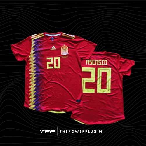Marco Asensio – #20 Spain Jersey (Friendly Match vs. Costa Rica 2017)