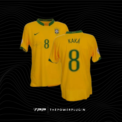 Kaká – #8 Brazil Jersey (FIFA World Cup 2006) – Signed