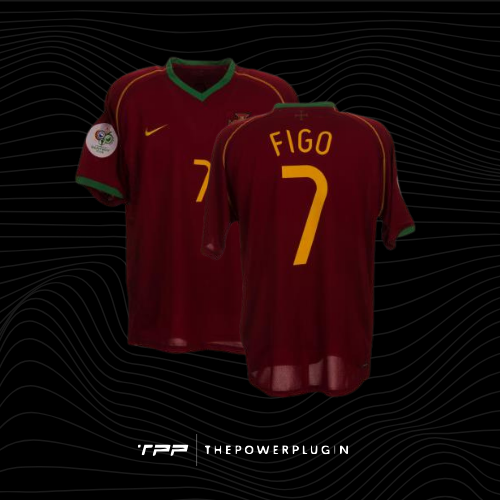 Luis Figo – #7 Portugal Jersey (FIFA World Cup 2006)